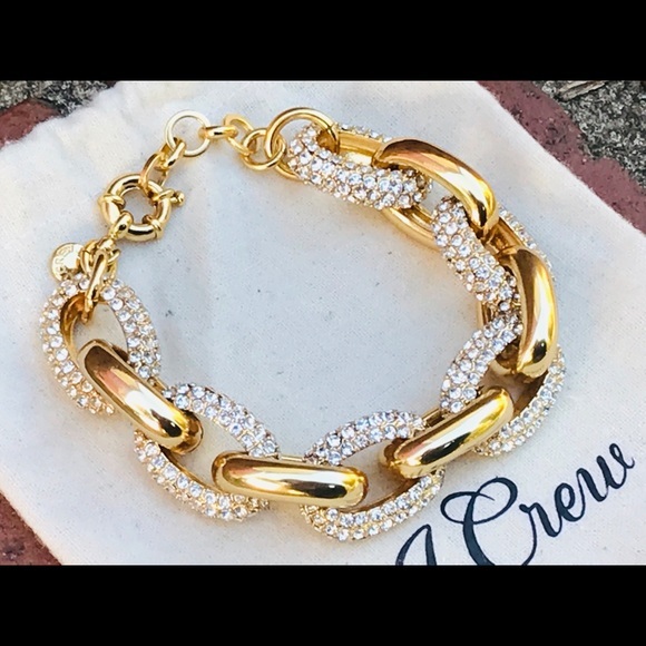 J. Crew Classic Pavé Link Bracelet - Picture 5 of 5